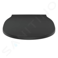 IDEAL STANDARD - Connect Air WC doska wrapover, Soft-Close, čierna E0368V3