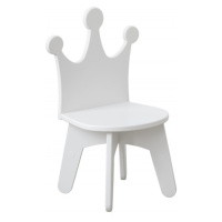 Detská stolička biela Koruna