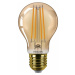 Philips LED filament žiarovka E27 A60 3,1W (25W) 1800K nestmievateľná, jantárová