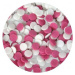 Ružové a biele cukrové konfety 40g - Dekor Pol - Dekor Pol