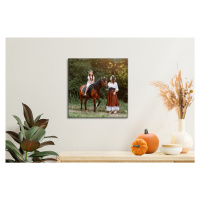 Fotoobraz 40x40 cm z vlastnej fotografie, Plátno 100% polyester: 240g/m², S lakom