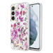 Plastové puzdro Guess na Samsung Galaxy S23+ 5G S916 GUHCS23MHCFWST HC IML Flower biele
