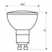 Žiarovka LED 3W, GU10, 4000K, 240lm, Ra 80, 120° (Kobi)