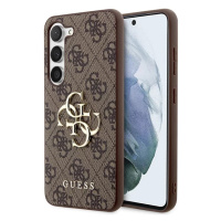 Kryt Guess GUHCS23FE4GMGBR S23 FE S711 brown hardcase 4G Big Metal Logo (GUHCS23FE4GMGBR)