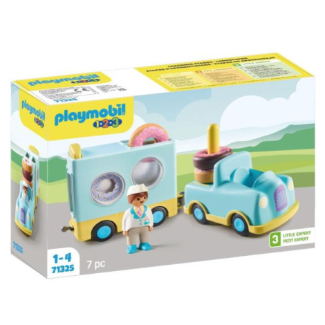 PLAYMOBIL 71325 1.2.3: Bláznivý Donut Truck s funkciou ukladania a triedenia