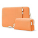 Tomtoc puzdro Lady Sleeve with Pouch pre Macbook Pro 14" 2021 - Orange