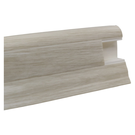 Soklová podlahová lišta SLK50 W646 Jasan stock, 2500x50x25 mm, šedá, Döllken