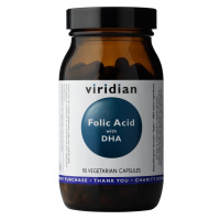 VIRIDIAN Folic Acid with DHA 90 kapsúl