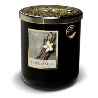 Čierna vanilka - veľká sviečka Heart & Home