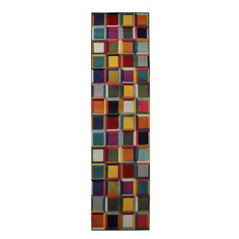 Běhoun Spectrum Waltz Multi - 66x230 cm Flair Rugs koberce