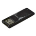 Verbatim USB flash disk, USB 2.0, 64GB, Slider, černý, 98698, USB A, s výsuvným konektorem
