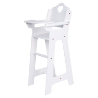 Small Foot Drevená stolička pre bábiky biela