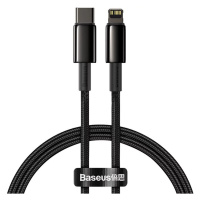Kábel Baseus Tungsten Gold Cable Type-C to iP PD 20W 2m (black)