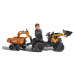FALK Šliapací traktor 997W Case CE 580 Super N oranžový