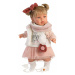 Llorens 42402 JULIA - realistická bábika bábätko so zvukom a mäkkým látkovým telom 42 cm