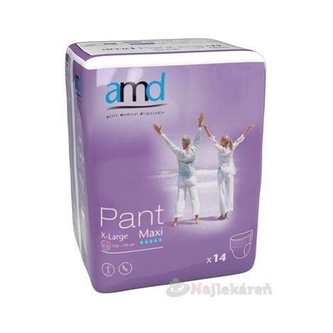 AMD Pant Maxi, inkontinenčné nohavičky (veľkosť XL), 1x14 ks