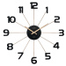 Dizajnové nástenné hodiny JVD HT072.3, 49cm