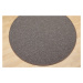 Kusový koberec Porto hnědý kruh - 160x160 (průměr) kruh cm Vopi koberce