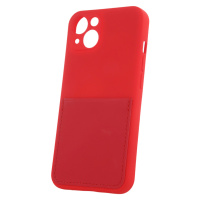 Silikónové puzdro na Apple iPhone 7/8/SE 2020/SE 2022 Card Cover červené