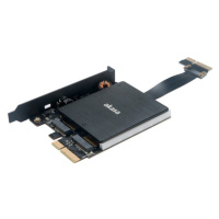 Akasa duálny RGB adaptér M.2 SSD do PCIe x4 (AK-PCCM2P-04)