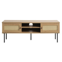 TV stolík v dekore duba v prírodnej farbe 120x43 cm Pensacola – Unique Furniture