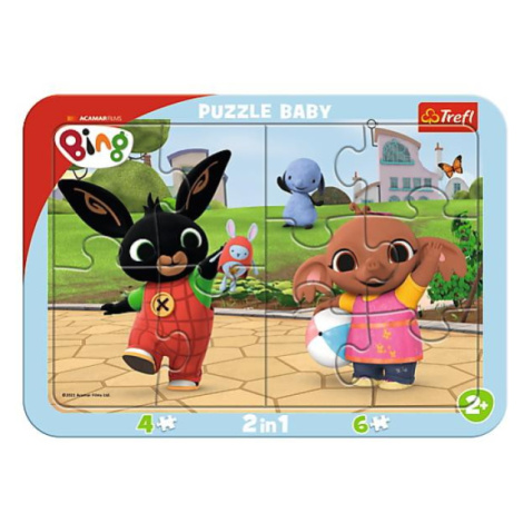 Trefl Baby puzzle s rámčekom - Bing