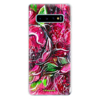 Odolné silikónové puzdro iSaprio - Burgundy - Samsung Galaxy S10