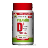 BIO Pharma Vitamín D3 FORTE 90+90 kapsúl