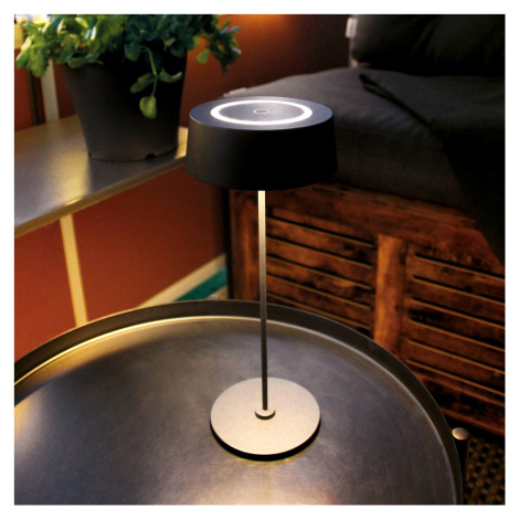 LED lampa Cocktail, na batérie stmievateľná čierna Eco-Light
