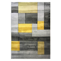Sivo-žltý koberec Flair Rugs Cosmos, 120 × 170 cm