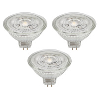 Prios LED reflektor GU5.3 4,9W 500lm 36° číry 827 sada 3 ks