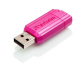 VERBATIM Flash Disk 32GB Hi-Speed Store 'n' Go, Pinstripe, USB 2.0, Hot růžová