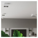 Biele stropné svietidlo s kovovým tienidlom 24x24 cm Hydra – Nice Lamps