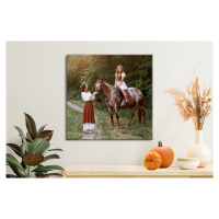 Fotoobraz 50x50 cm z vlastnej fotografie, Plátno 100% polyester: 240g/m², S lakom