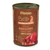 Fitmin dog Purity konzerva s hovädzím mäsom a pečeňou 400g + Množstevná zľava zľava 15%