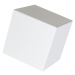 Sada 2 moderných nástenných lámp bielej farby - Cube