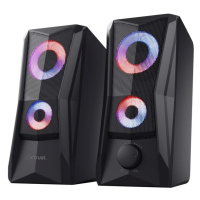 TRUST reproduktory GXT 606 Javv RGB-Illuminated 2.0 Speaker Set, černá