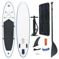 vidaXL Nafukovací Stand Up Paddleboard modro-biely