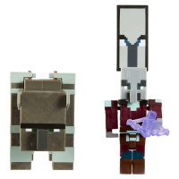 Mattel Minecraft Figurka 8 cm dvojbalení Raid Captain and Ravager