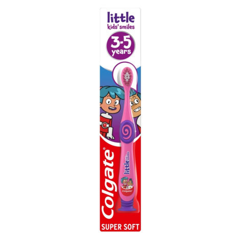 COLGATE Detská zubná kefka Little Kids Smiles pre deti vo veku 3-5 rokov 1ks
