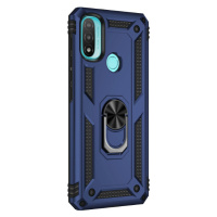 Odolné puzdro na Motorola Moto E20/E30/E40 Ring Armor Rugged modré