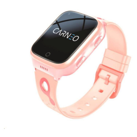 CARNEO detské GPS hodinky GuardKid+ 4G Platinum pink