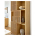 Knižnica z dubového dreva Kave Home Beyla, 84,5 x 170 cm