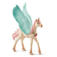 Schleich Vyzdobené žriebä Pegasa jednorožca