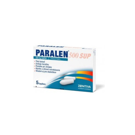 Paralen 500 mg 5 čapíkov