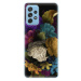 Odolné silikónové puzdro iSaprio - Dark Flowers - Samsung Galaxy A72