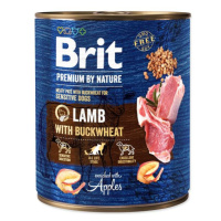 Konzerva Brit Premium by Nature jahňa s pohánkou 800g