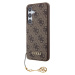 Guess 4G Charms Zadný Kryt pre Samsung Galaxy S24+ Brown