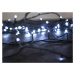 Reťaz MagicHome Vianoce Errai, 320 LED studená biela, 8 funkcií, 230 V, 50 Hz, IP44, exteriér, n