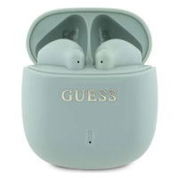 Slúchadlá Guess Bluetooth headphones GUTWSJ14ESGN TWS + docking station green Printed Classic Lo